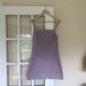 BDG Lavender Denim Mini Dress